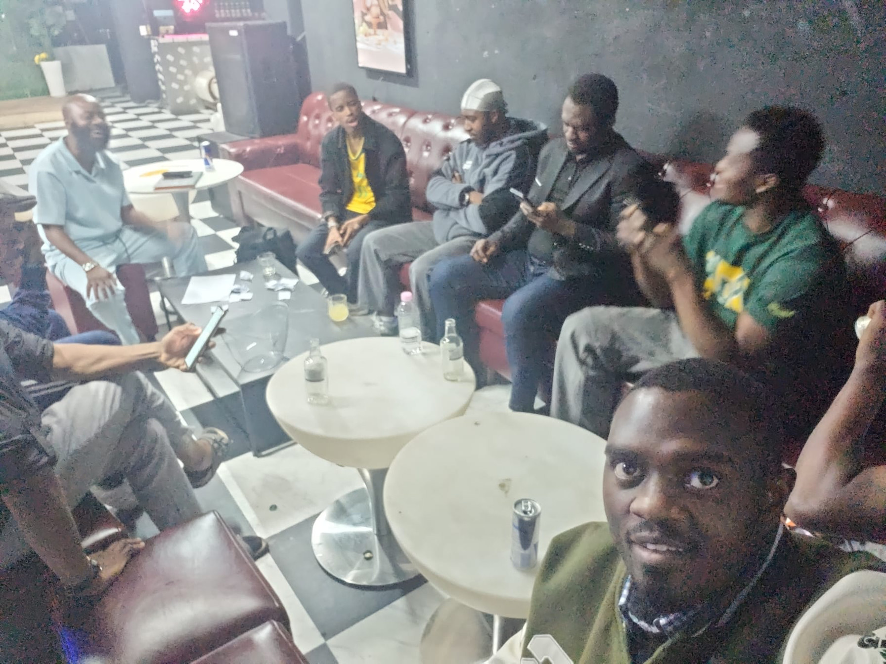USKA / Team Uganda representatives at the KAFCON 2026 group draw meeting — 12 April 2026